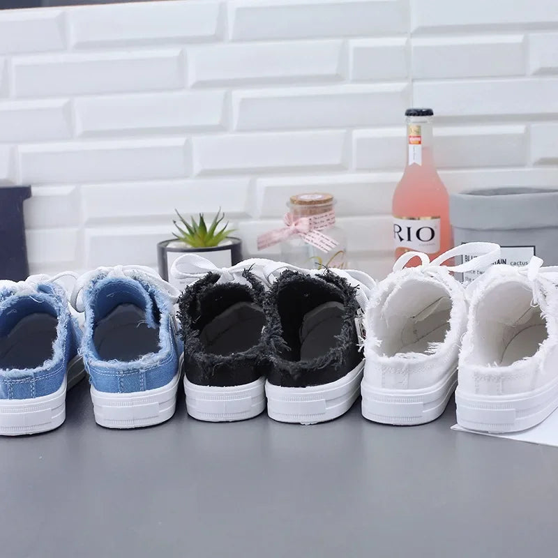 Denim Pantolette - Trendy