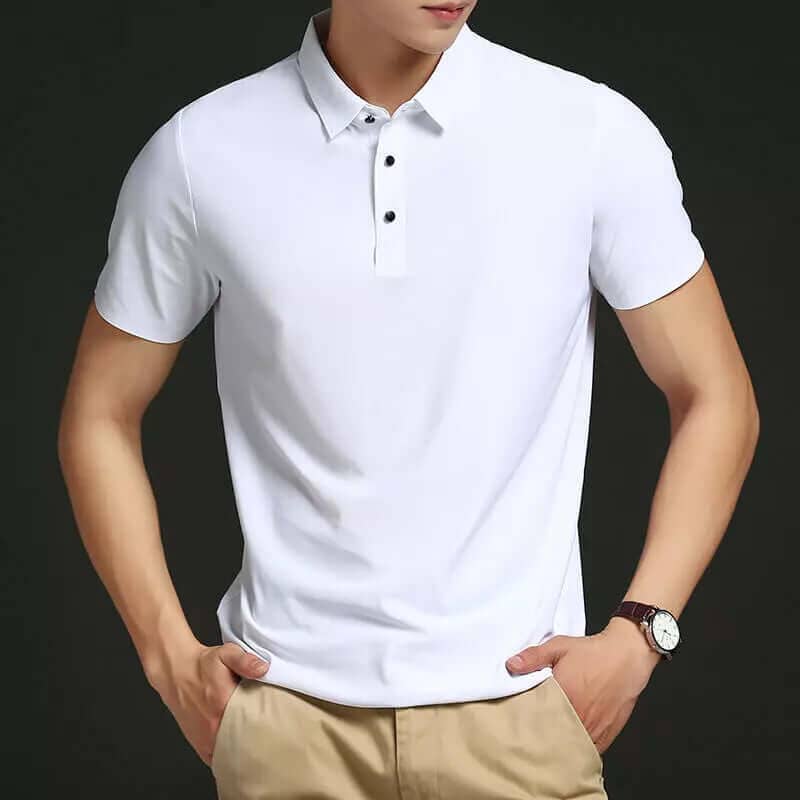 Poloshirt aus frischer Eisseide