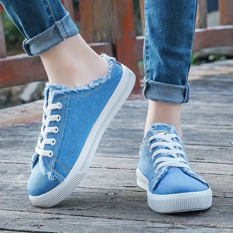 Denim Pantolette - Trendy