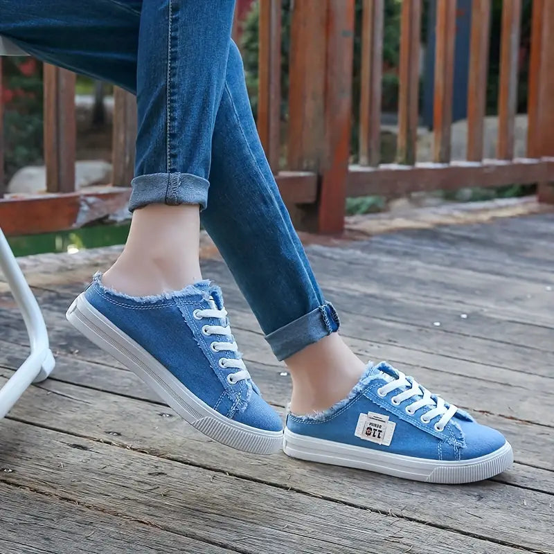 Denim Pantolette - Trendy