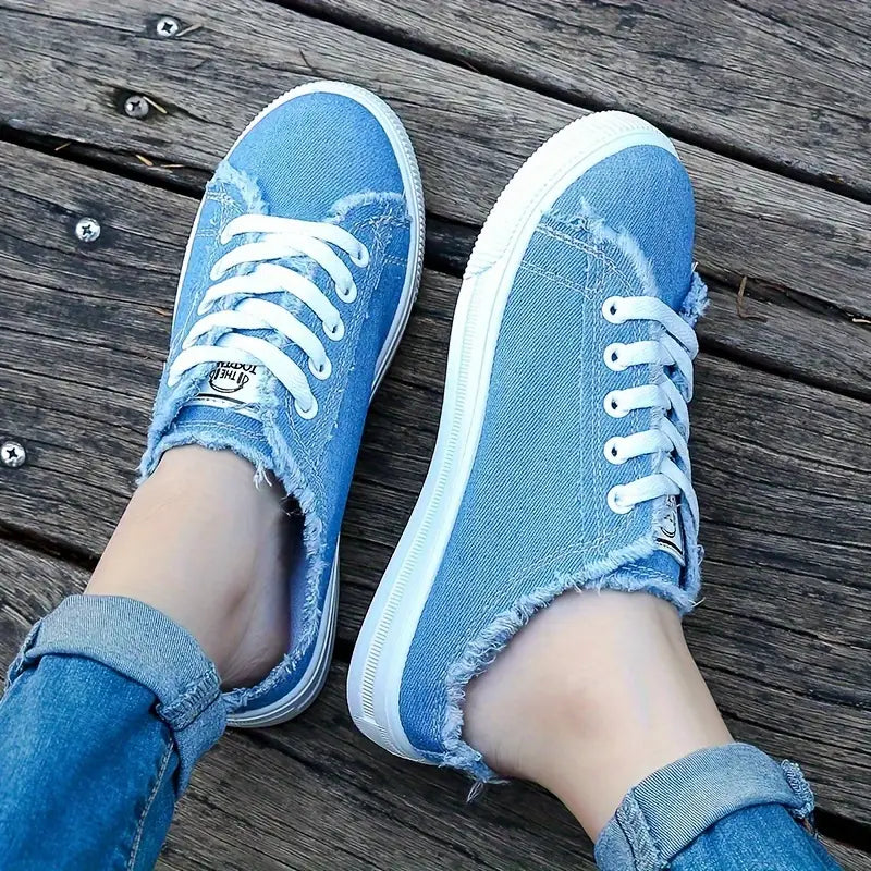 Denim Pantolette - Trendy