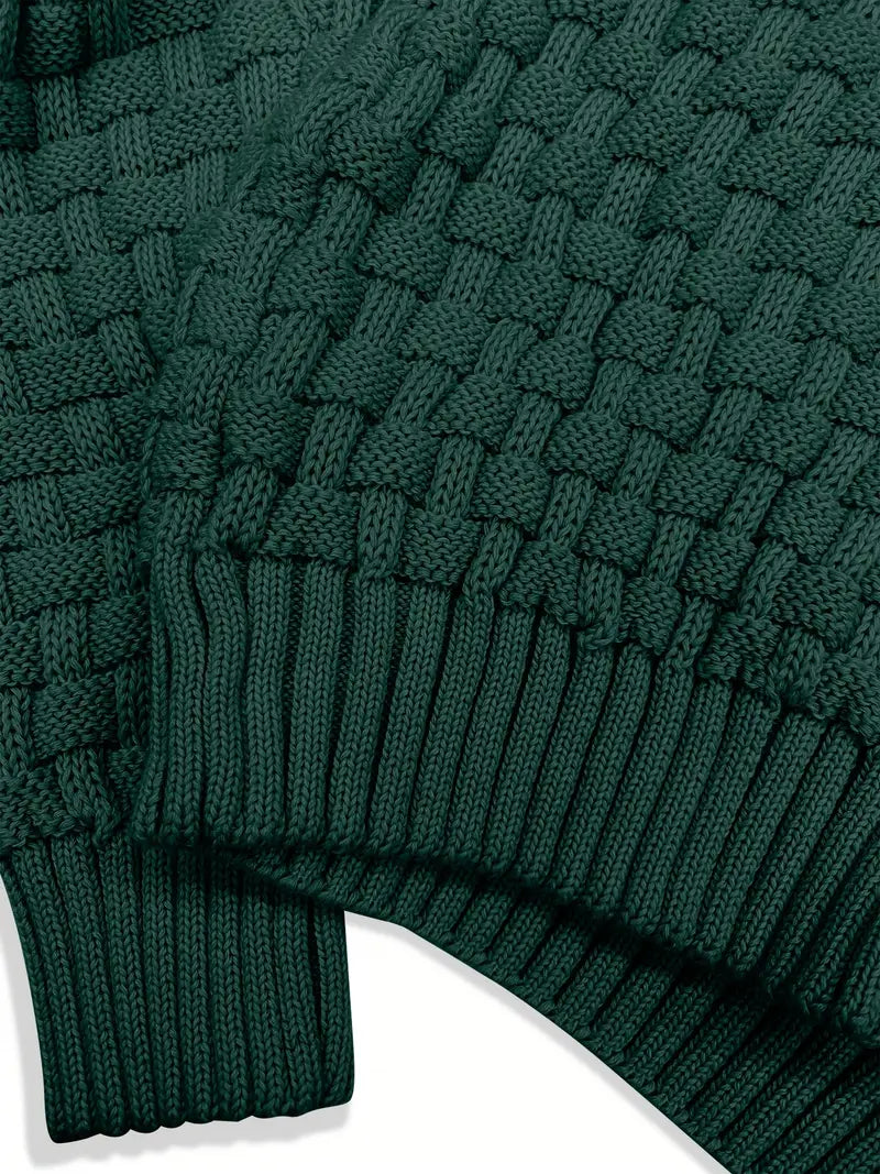 Auguste Strickpullover mit Schalkragen