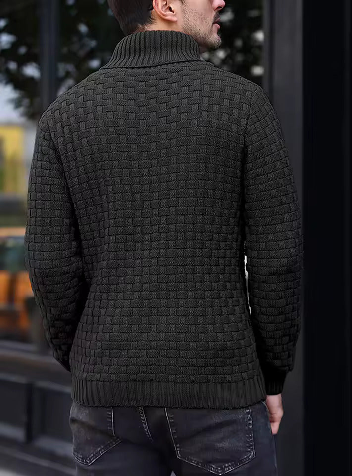 Auguste Strickpullover mit Schalkragen