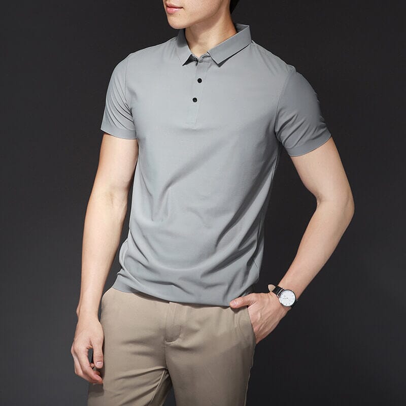 Poloshirt aus frischer Eisseide