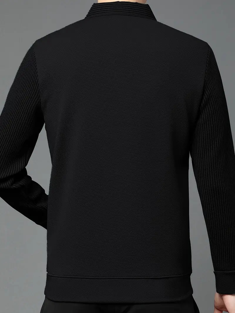 Charles 2-in-1 Langarm-Poloshirt