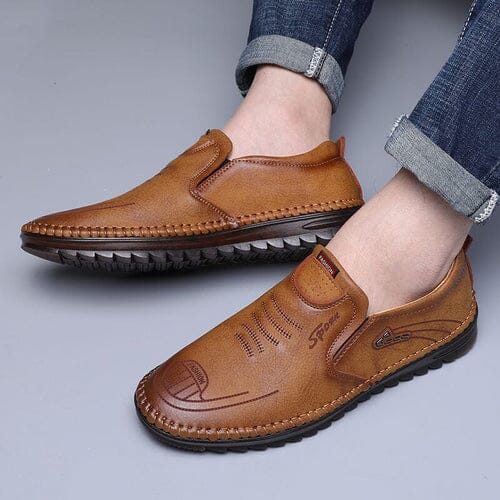 Slip-On-Mokassins aus Leder für Herren - Richard 