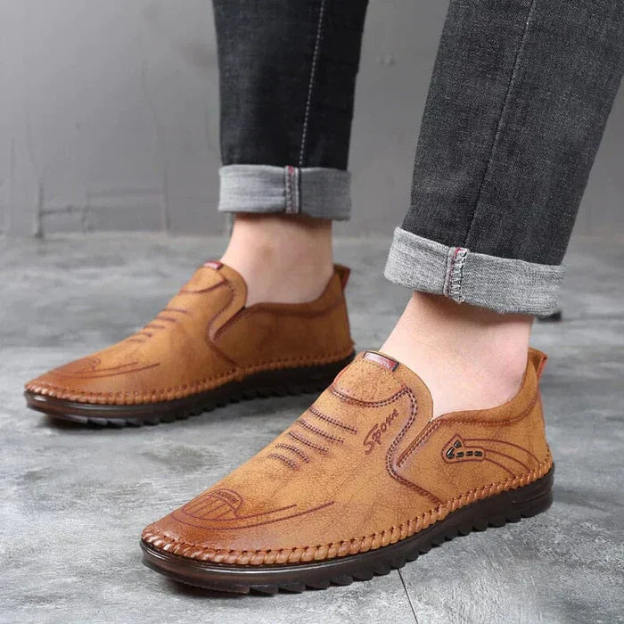 Slip-On-Mokassins aus Leder für Herren - Richard 
