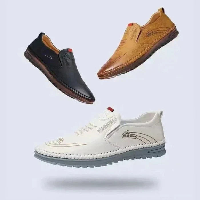 Slip-On-Mokassins aus Leder für Herren - Richard 